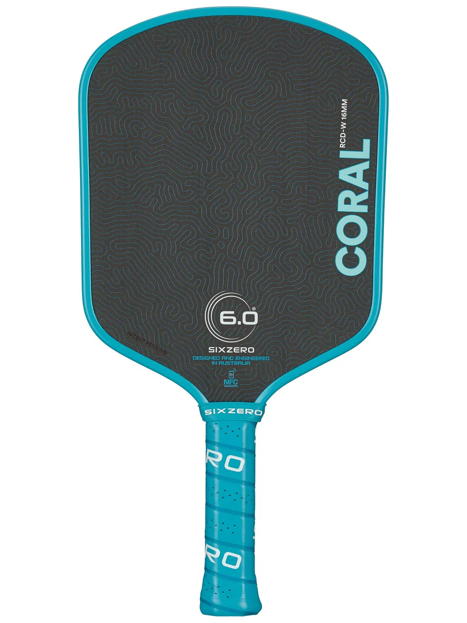 Six Zero Coral Widebody Pickleball Paddle