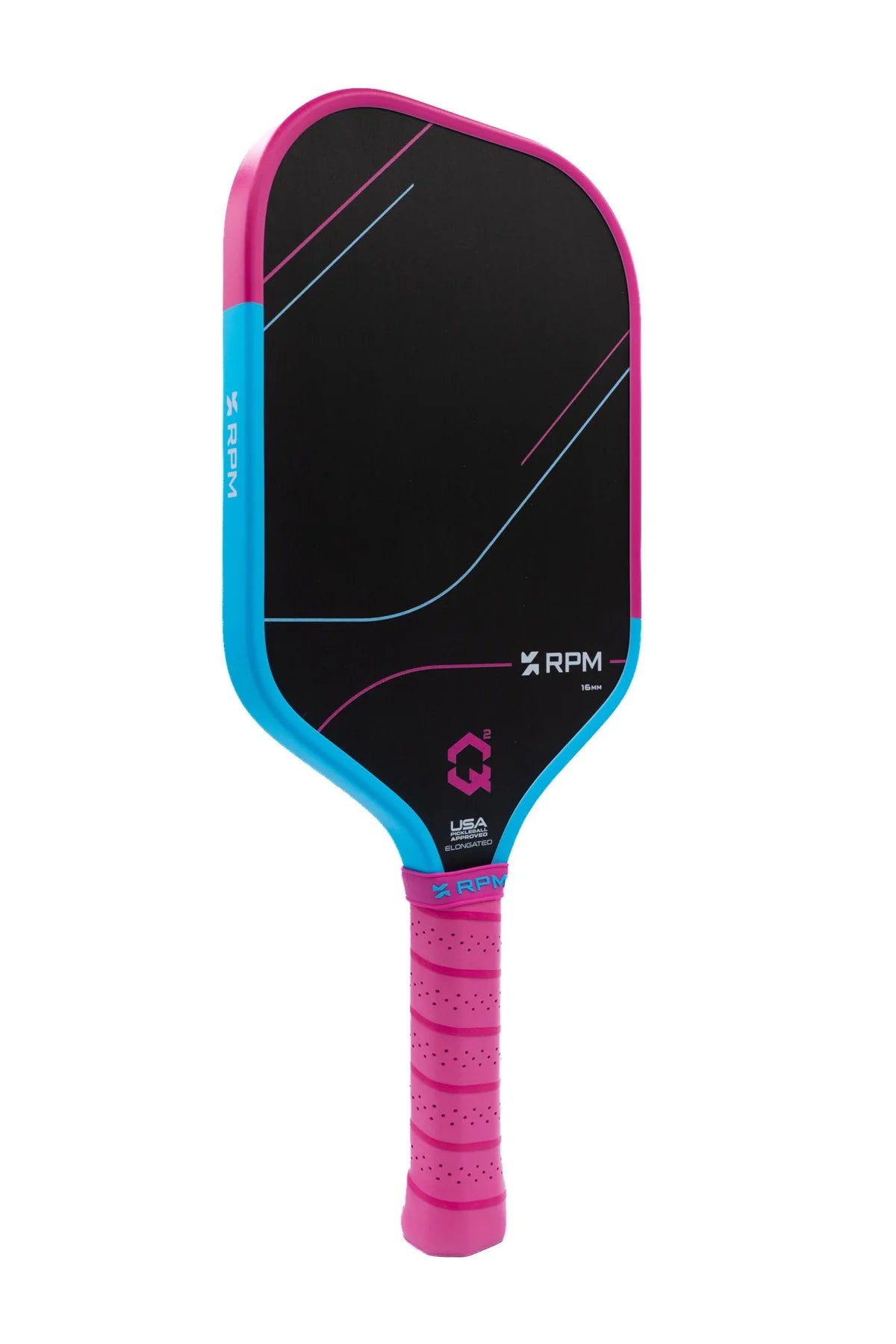 RPM Q2 COTTON CANDY 16mm ELONGATED PICKLEBALL PADDLE