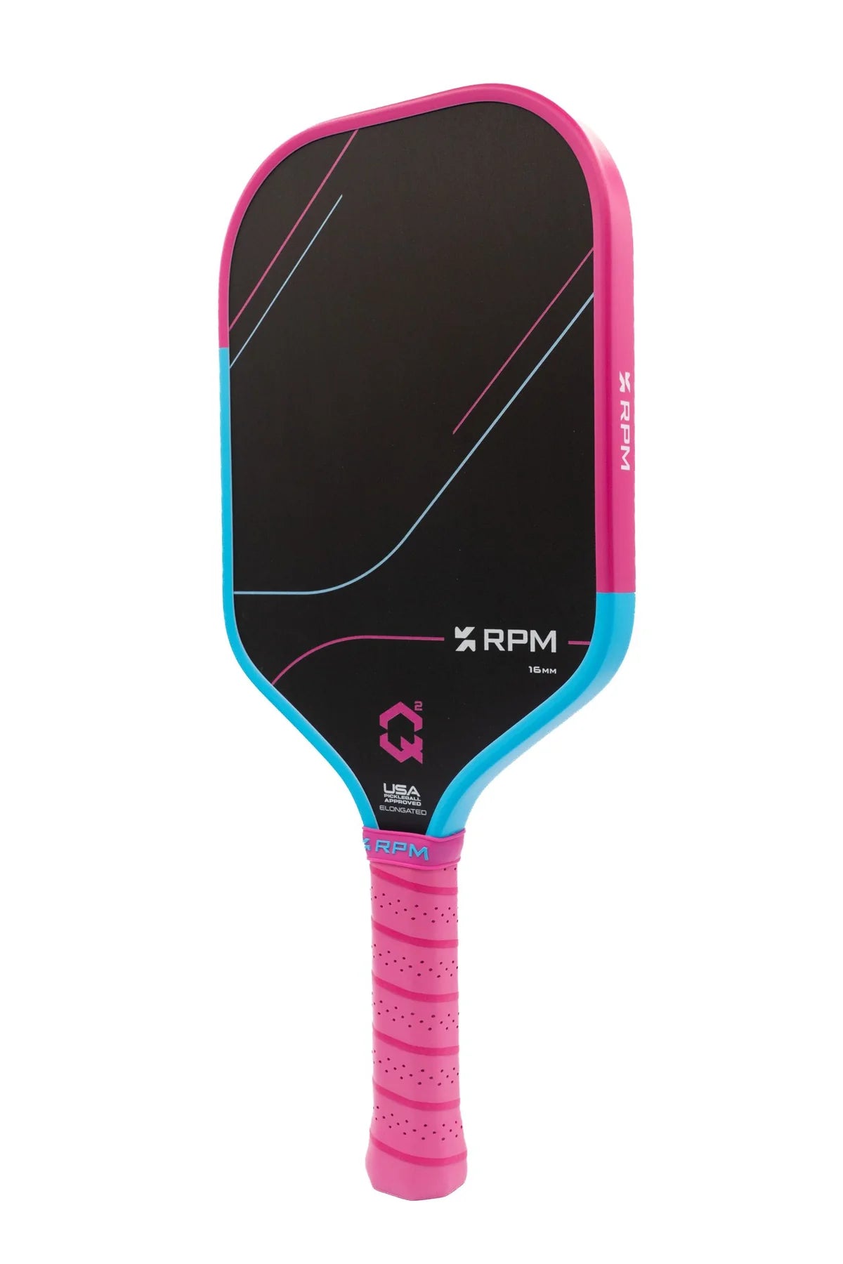 RPM Q2 COTTON CANDY 16mm ELONGATED PICKLEBALL PADDLE