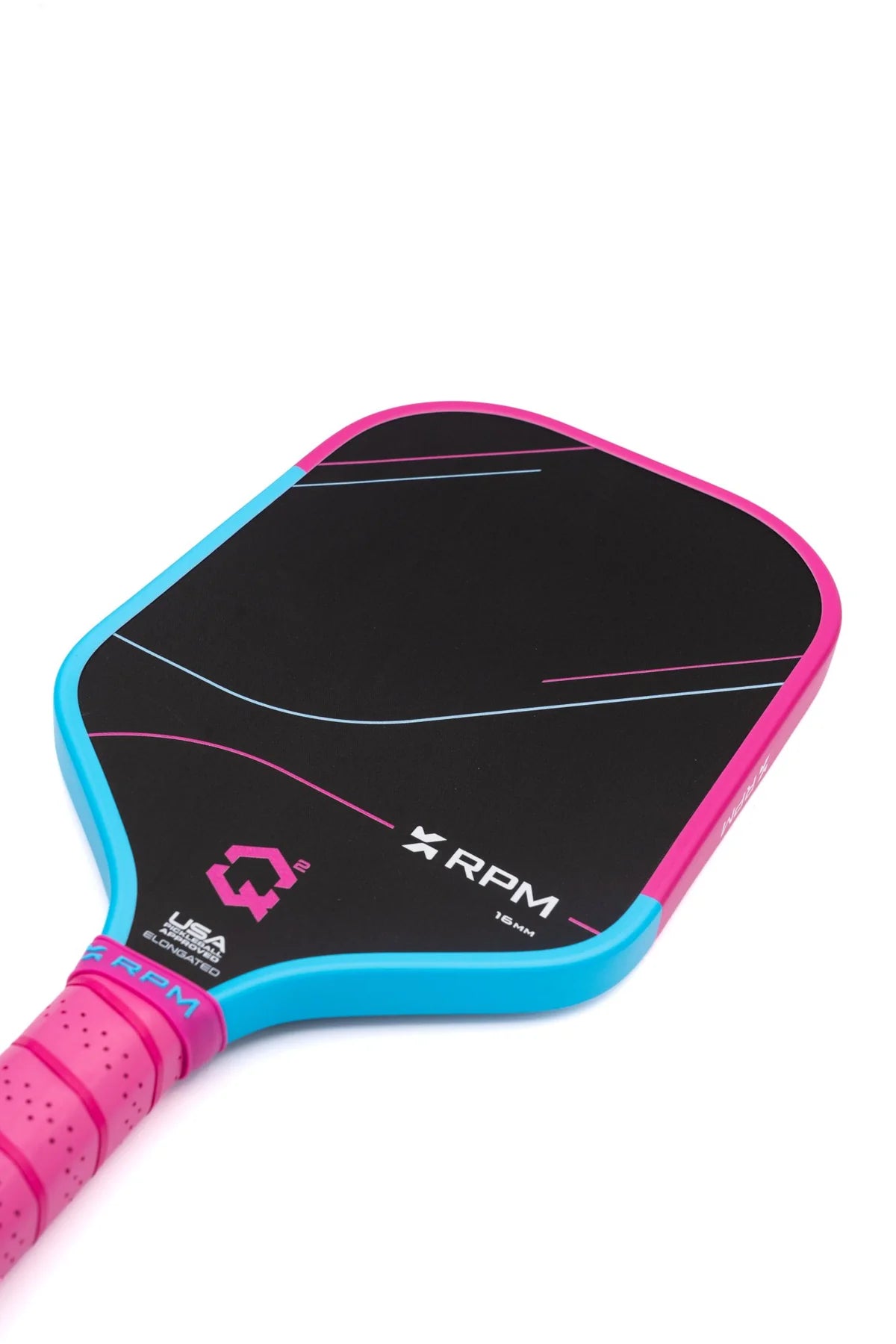 RPM Q2 COTTON CANDY 16mm ELONGATED PICKLEBALL PADDLE