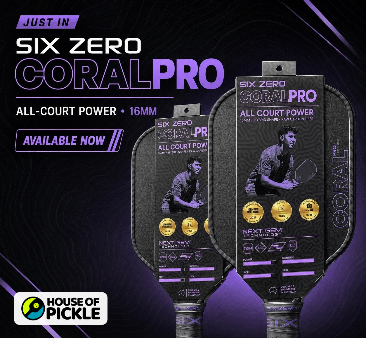 Coral Pro 16mm Hybrid New UltraViolet Edition