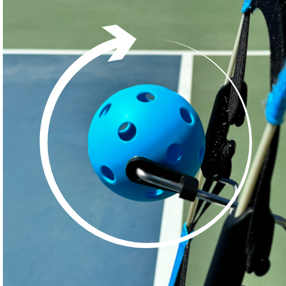 Close-up of the TopspinPro spinning ball
